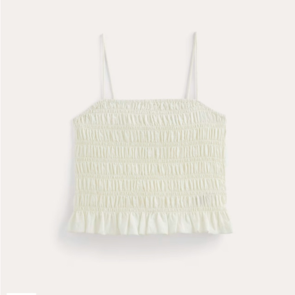 Everlane The Smocked Tank